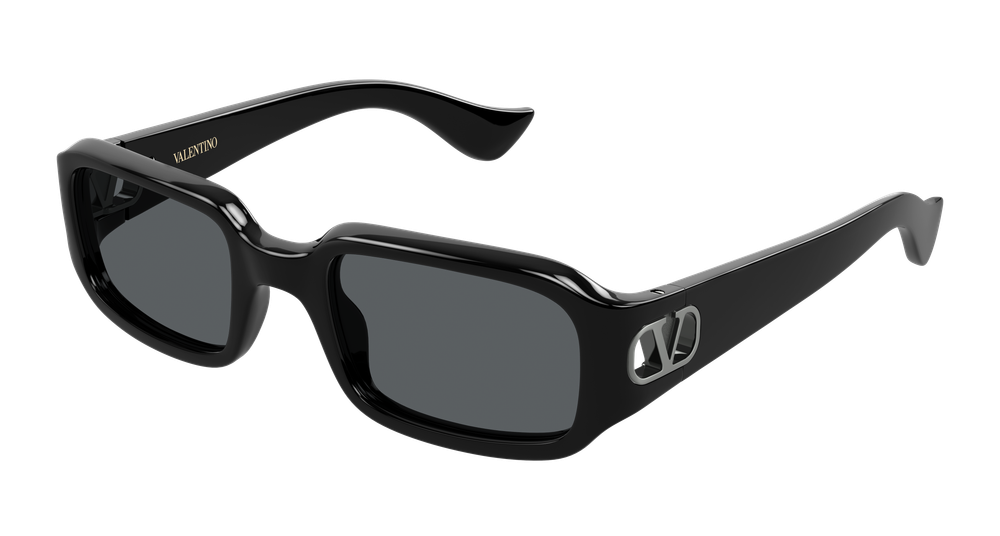 Valentino Garavani VG0016S-001 Womens RECTANGULAR / SQUARED Sunglasses - Black