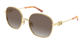 Valentino Garavani VG0028S-002 Womens RECTANGULAR / SQUARED Sunglasses - Gold