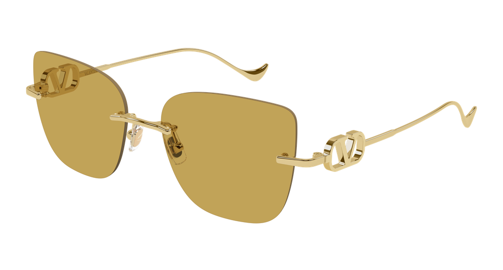 Valentino Garavani VG0033S-003 Womens GEOMETRICAL/DIRECTIONAL Sunglasses - Gold