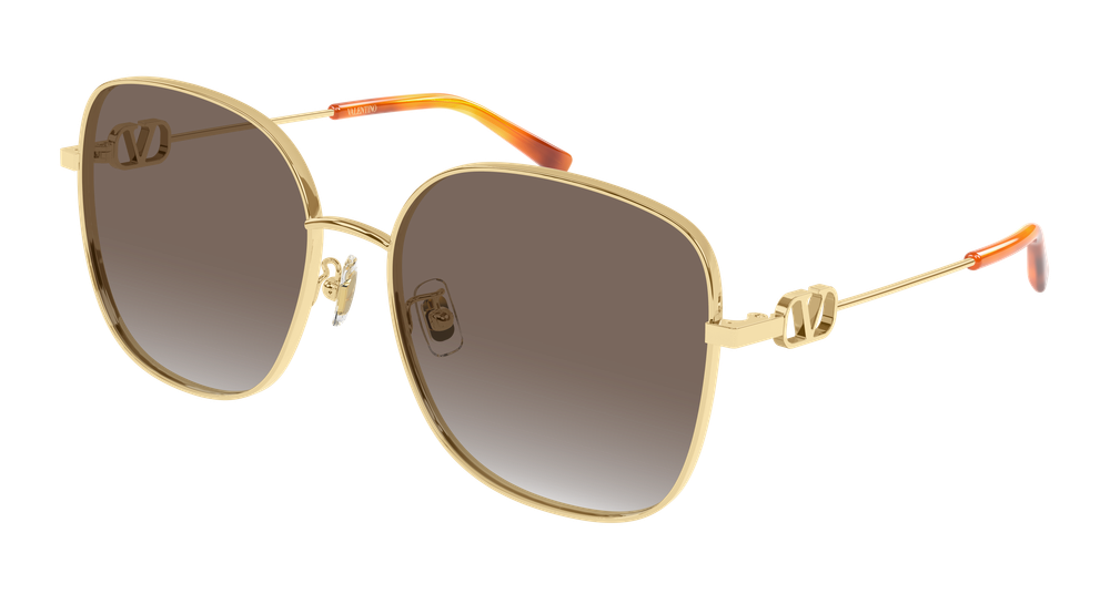 Valentino Garavani VG0042SK-002 Womens ROUND/OVAL/PANTHOS Sunglasses - Gold