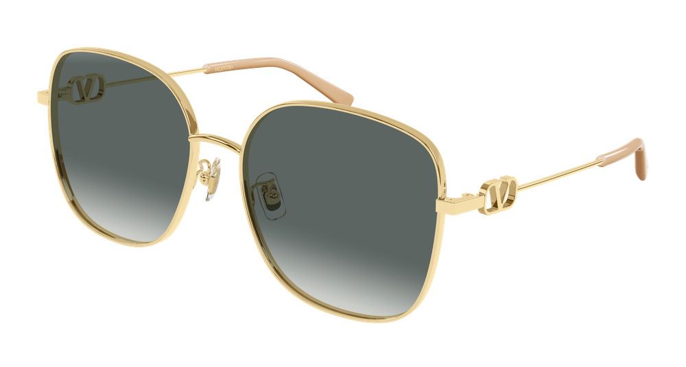 Valentino Garavani VG0042SK-001 Womens ROUND/OVAL/PANTHOS Sunglasses - Gold