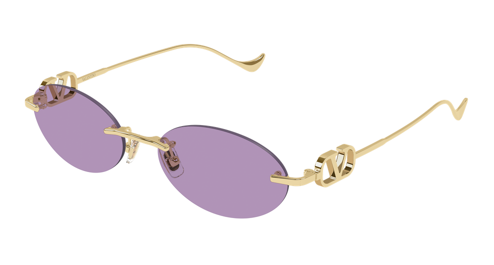 Valentino Garavani VG0032S-004 Womens GEOMETRICAL/DIRECTIONAL Sunglasses - Gold