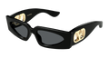 Valentino Garavani VG0001S-001 Womens RECTANGULAR / SQUARED Sunglasses - Black