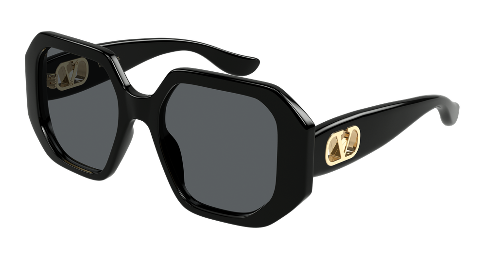Valentino Garavani VG0003SA-001 Womens GEOMETRICAL/DIRECTIONAL Sunglasses - Black