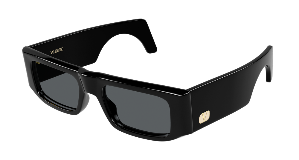 Valentino Garavani VG0005S-001 Womens RECTANGULAR / SQUARED Sunglasses - Black