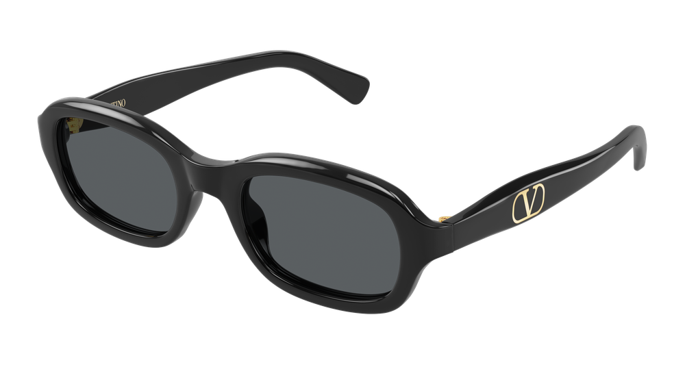 Valentino Garavani VG0010S-001 Womens RECTANGULAR / SQUARED Sunglasses - Black