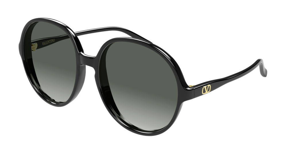 Valentino Garavani VG0017S-001 Womens ROUND/OVAL/PANTHOS Sunglasses - Black
