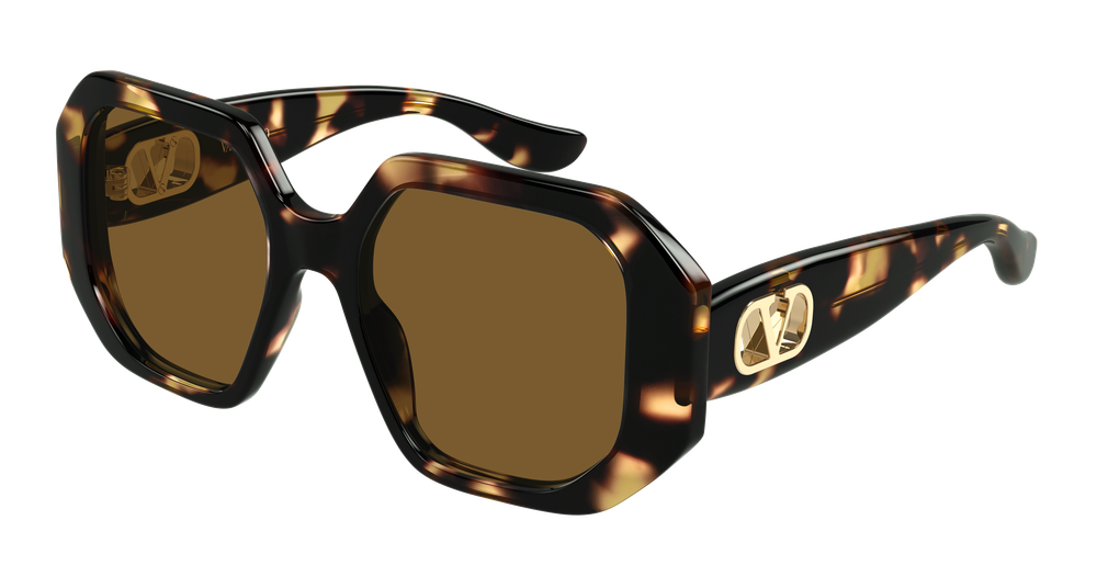 Valentino Garavani VG0003SA-002 Womens GEOMETRICAL/DIRECTIONAL Sunglasses - Havana