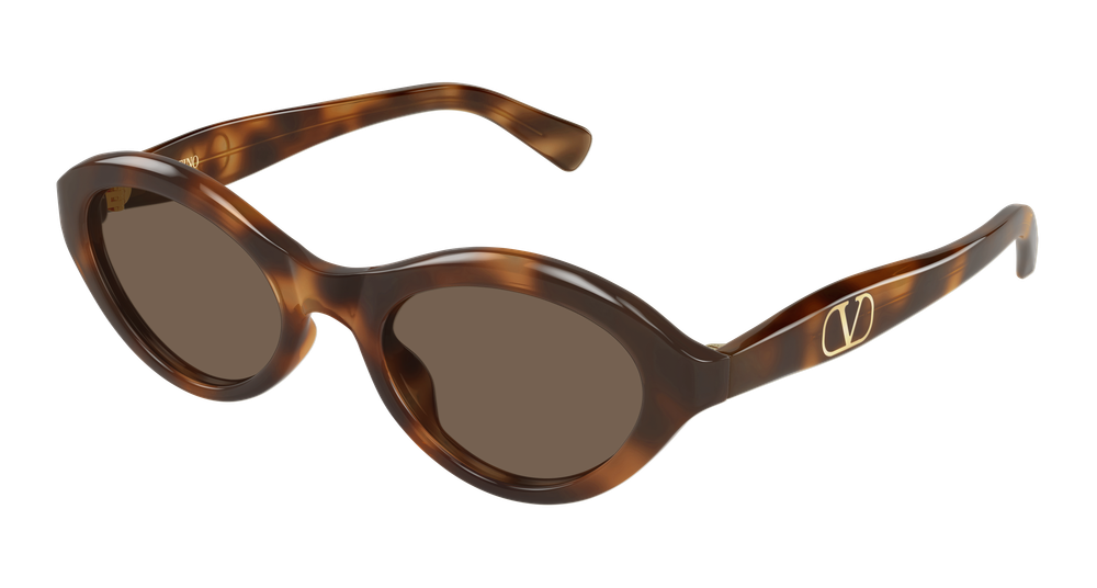 Valentino Garavani VG0008S-002 Womens CAT EYE Sunglasses - Havana