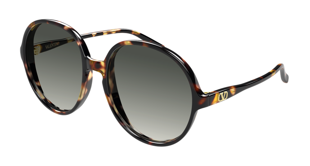 Valentino Garavani VG0017S-002 Womens ROUND/OVAL/PANTHOS Sunglasses - Havana