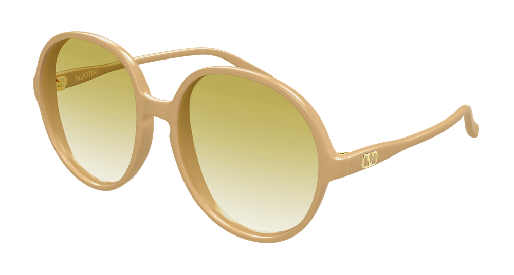 Valentino Garavani VG0017S-005 Womens ROUND/OVAL/PANTHOS Sunglasses - Nude