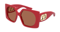 Valentino Garavani VG0002S-003 Womens RECTANGULAR / SQUARED Sunglasses - Red