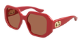 Valentino Garavani VG0003SA-003 Womens GEOMETRICAL/DIRECTIONAL Sunglasses - Red