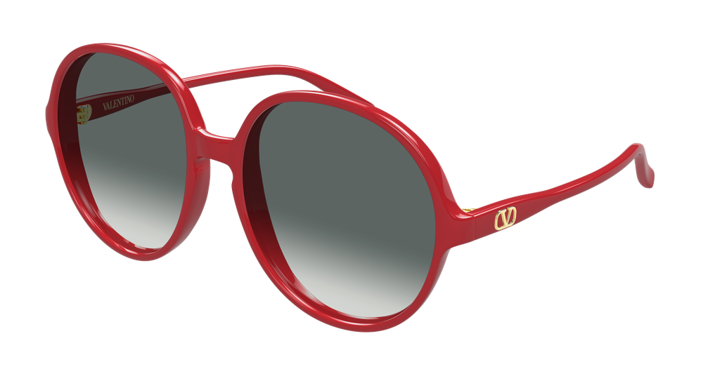 Valentino Garavani VG0017S-003 Womens ROUND/OVAL/PANTHOS Sunglasses - Red